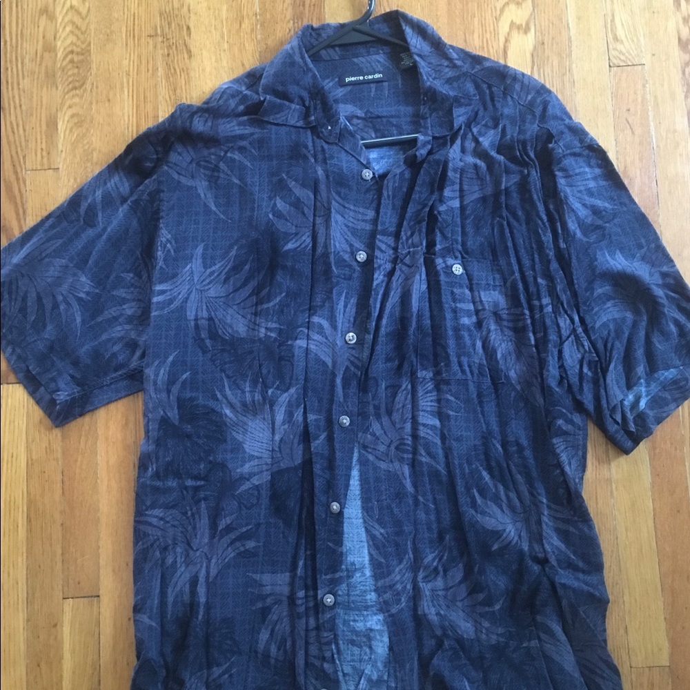 Pierre Cardin Beach Button Down Shirt